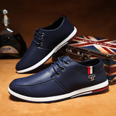 Zapatos casuales de negocios verdes de moda coreana para primavera para hombre